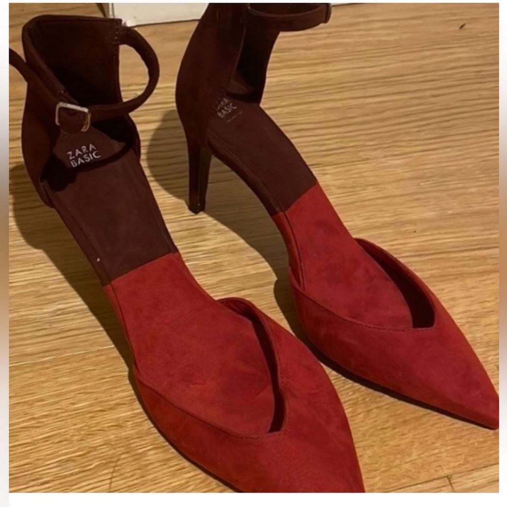 Zara heels two tone size 36